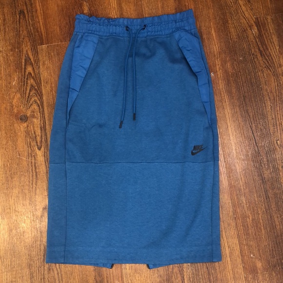 Nike Dresses & Skirts - Nike Sweatpant Material Knee Length Skirt XS